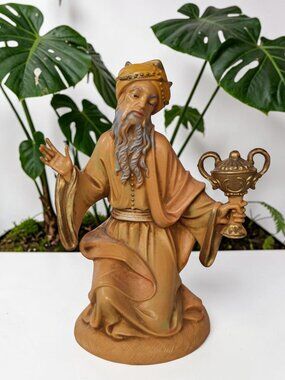 Vintage Fontanini By Roman 5" Nativity Wise Man King Gaspar Italy 52515